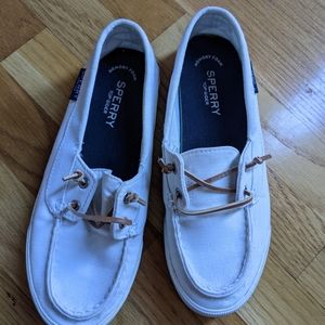 Sperry Topsiders White, Women's 7.5